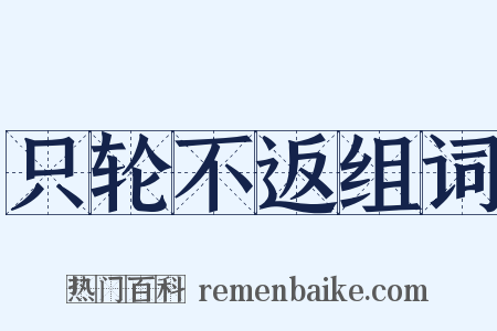 只轮不返组词是什么意思的图片